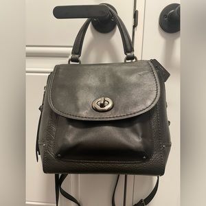 Coach three way backpack/crossbody/shoulder bag